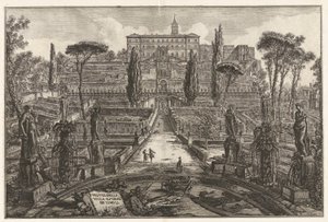 Vista de la Villa d de Giovanni Battista Piranesi
