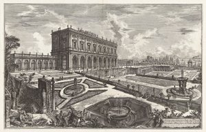 Vista de la Villa Dell de Giovanni Battista Piranesi