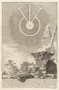 Vista de otra parte de la cámara de la tumba de L. Arruntius, placa 10 del volumen 2 Antichit? Romano (Antigüedades romanas) de Giovanni Battista Piranesi
