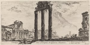 Vestigios del templo de Júpiter Stator