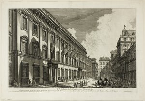 Vista del Palazzo Odescalchi, de Vistas de Roma