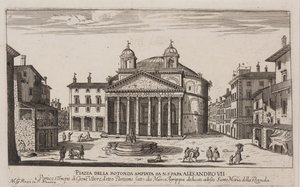 Vista del Panteón, c.1778-92 (aguafuerte)