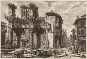 Vistas de Roma: Foro de Nerva de Giovanni Battista Piranesi
