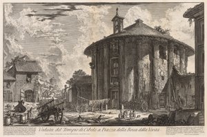 Vistas de Roma: Templo de Cibeles de Giovanni Battista Piranesi