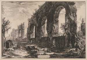 Vistas de Roma: El acueducto de Nerón, 1775