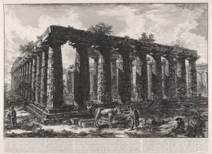 vista de los restos de de Giovanni Battista Piranesi