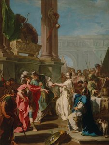El sacrificio de Políxena, 1734 de Giovanni Battista Pittoni