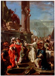 El sacrificio de Políxena, 1730s