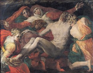 Piedad, 1530-35 de Giovanni Battista Rosso Fiorentino