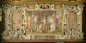 La Unificación del Estado (detalle) de Giovanni Battista Rosso Fiorentino