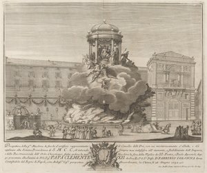 El Consejo de los Dioses, para el festival "Chinea" de Giovanni Battista Sintes probably after Nicola Michetti