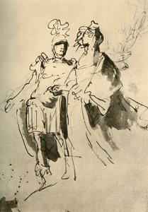 Un soldado y una mujer, principios-mediados del siglo XVIII, 1928