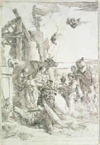 Adoración de los Reyes Magos de Giovanni Battista Tiepolo