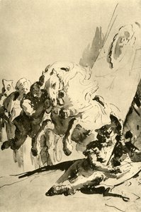 Alejandro y Bucéfalo, mediados del siglo XVIII, 1928 de Giovanni Battista Tiepolo