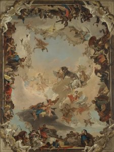 Alegoría de los Planetas y Continentes, 1752