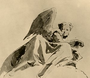 Ángel, c1753-1762, 1928 de Giovanni Battista Tiepolo