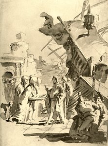 Capitulación de una ciudad, mediados del siglo XVIII, 1928