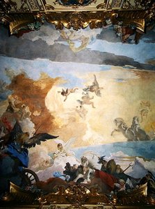 (detalle) del Curso del Sol de Giovanni Battista Tiepolo