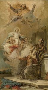La Inmaculada Concepción (Joachim y Ana Reciben a María de Dios)