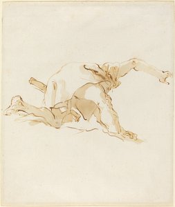 Figura en una nube de Giovanni Battista Tiepolo
