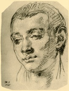 Cabeza de un niño, mediados del siglo XVIII de Giovanni Battista Tiepolo