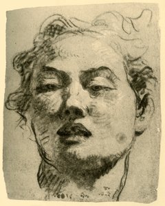 Cabeza de un joven, mediados del siglo XVIII, 1928 de Giovanni Battista Tiepolo
