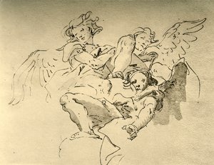 Ángeles flotantes, mediados del siglo XVIII, 1928