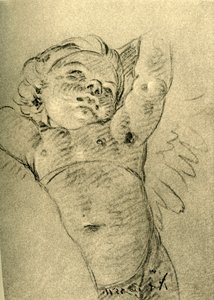 Cupido flotante, mediados del siglo XVIII de Giovanni Battista Tiepolo