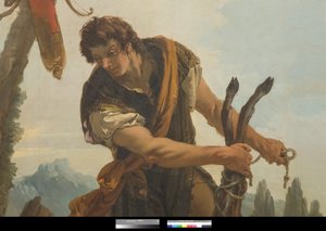 Cazador con ciervo, 1718 de Giovanni Battista Tiepolo