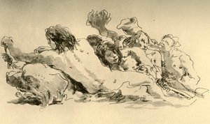 Nereidas y Tritón, c1753-1762, 1928 de Giovanni Battista Tiepolo