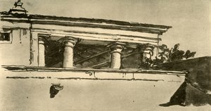 Sala de Columnas de una Villa de Giovanni Battista Tiepolo