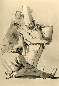 Pulcinelli, mediados del siglo XVIII, 1928 de Giovanni Battista Tiepolo