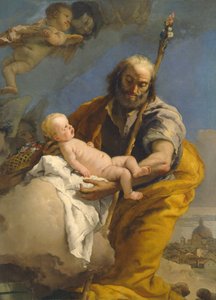 San José y el Niño Jesús, 1767-69 de Giovanni Battista Tiepolo