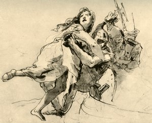 El rapto de Helena, mediados del siglo XVIII, 1928 de Giovanni Battista Tiepolo