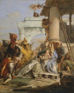 La adoración de los magos de Giovanni Battista Tiepolo