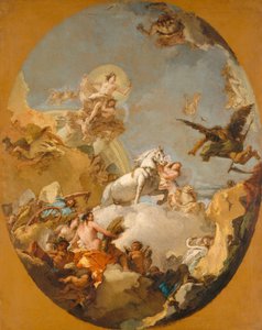 El Carro de Aurora, 1761-9 de Giovanni Battista Tiepolo