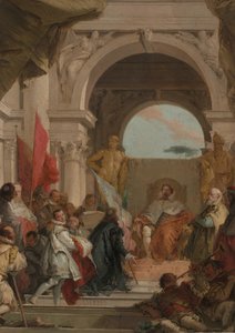 La Investidura del Obispo Harold como Duque de Franconia, ca. 1751-52 de Giovanni Battista Tiepolo