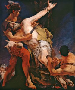 El martirio de San Bartolomé, 1722