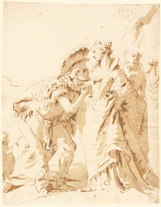 El encuentro de Antonio y Cleopatra de Giovanni Battista Tiepolo