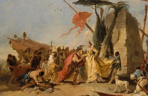 El Encuentro de Antonio y Cleopatra de Giovanni Battista Tiepolo