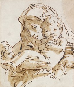 La Virgen y el Niño con el infante San Juan de Giovanni Battista Tiepolo