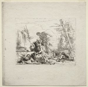 Varios caprichos: La mujer esposada, 1785