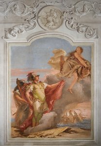 Despedida de Venus a Eneas, de la Sala de la Eneida en la Palazzina, 1757
