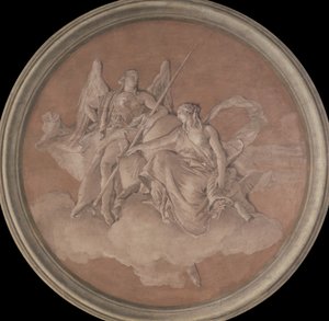 Virtud y Abundancia de Giovanni Battista Tiepolo