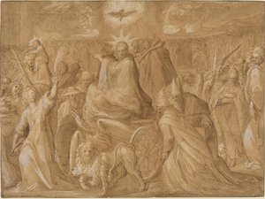 El triunfo de Cristo de Giovanni Battista della Rovere