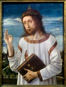Cristo bendiciendo de Giovanni Bellini