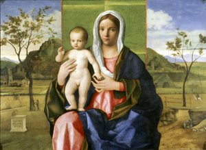 Bendición de la Virgen con el Niño de Giovanni Bellini