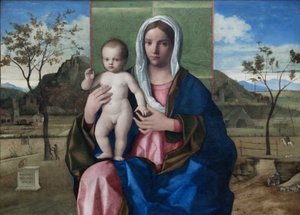 Bendición de la Virgen con el Niño de Giovanni Bellini