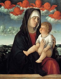 La Virgen y el niño, c. 1500 de Giovanni Bellini