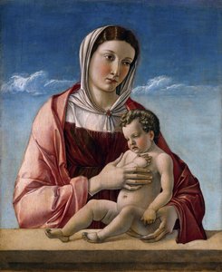 Virgen y Niño (Madonna Frizzoni) de Giovanni Bellini